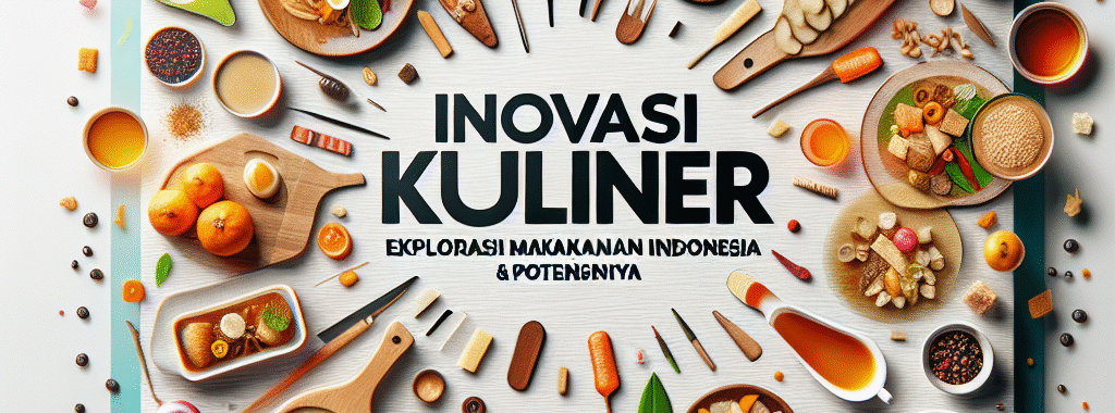Inovasi Kuliner: Eksplorasi Makanan Modern Indonesia dan Potensinya di
