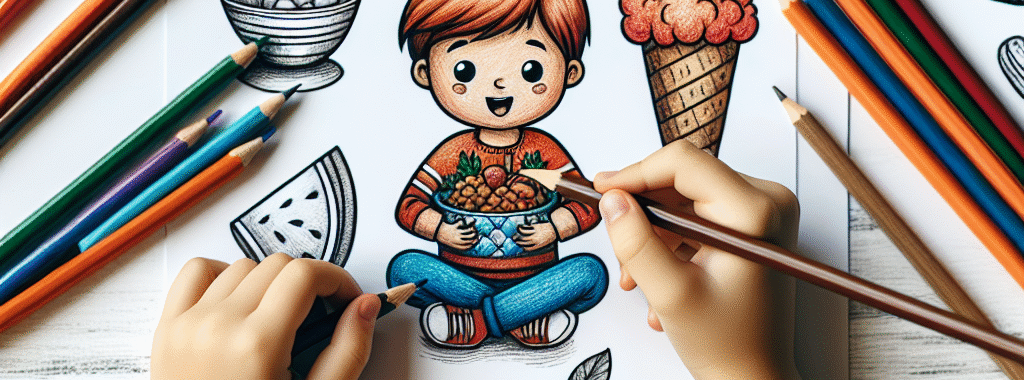 Mengasah Kreativitas Anak dengan Mewarnai Gambar Makanan Tradisional