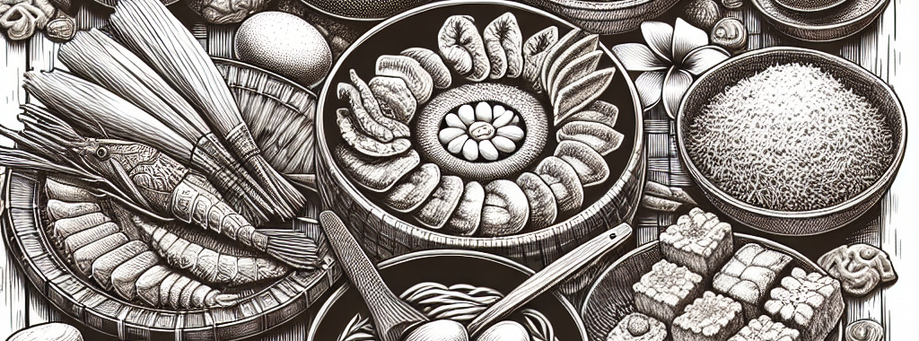 Menggugah Selera: Keindahan Sketsa Makanan Tradisional Indonesia yang